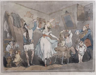 Una famiglia francese, inciso da Samuel Alken (1756-1823), 1785